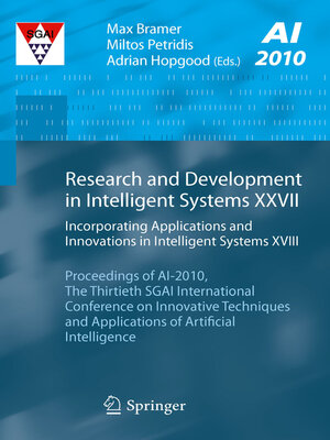 cover image of Research and Development in Intelligent Systems XXVII